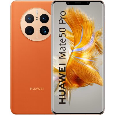 Huawei Mate 50 Pro 8GB/512GB Dual Sim Pomarańczowy - 1 zdjęcie