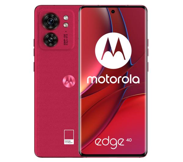 Motorola Edge 40 5G 8GB/256GB Dual Sim Czerwony PAY40045SE - 1 zdjęcie