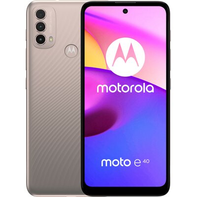 Motorola Moto E40 4GB/64GB Dual Sim Różowy - 1 zdjęcie